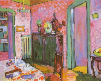 Wassily Kandinsky : Interior My Dining Room